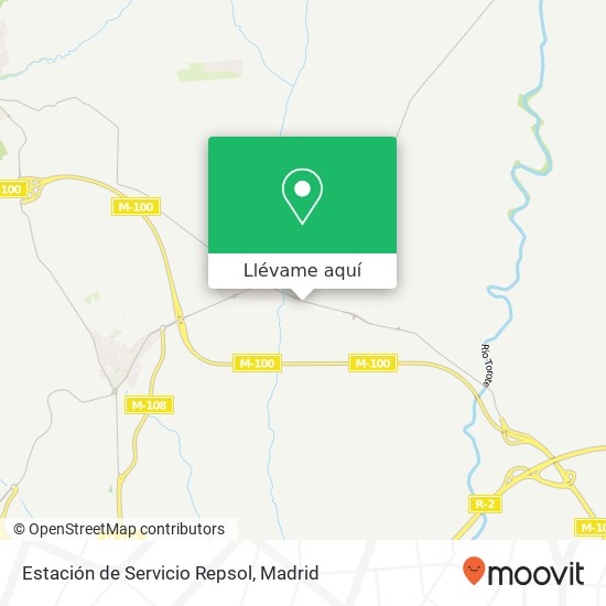 Mapa Estación de Servicio Repsol