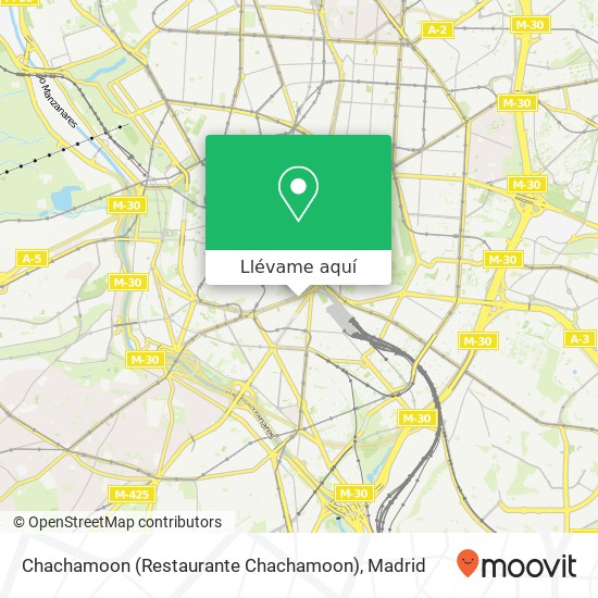 Mapa Chachamoon (Restaurante Chachamoon)