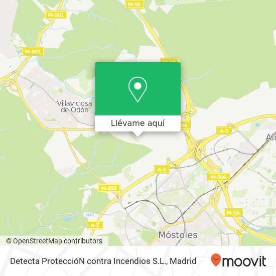 Mapa Detecta ProteccióN contra Incendios S.L.