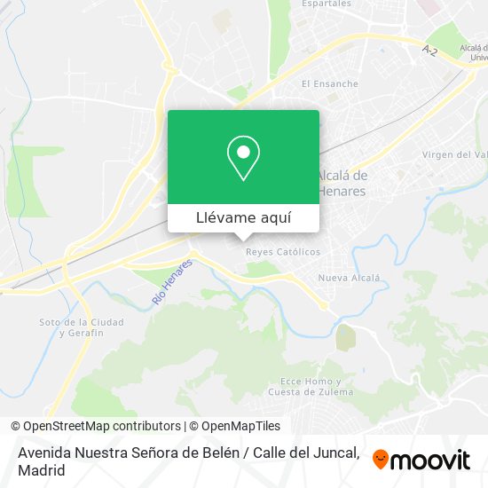 Mapa Avenida Nuestra Señora de Belén / Calle del Juncal
