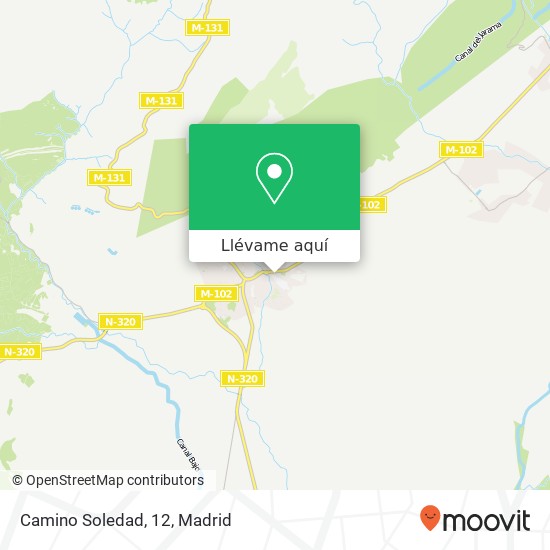 Mapa Camino Soledad, 12