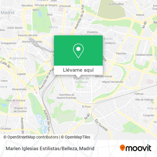Mapa Marlen Iglesias Estilistas / Belleza
