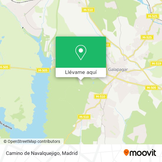 Mapa Camino de Navalquejigo