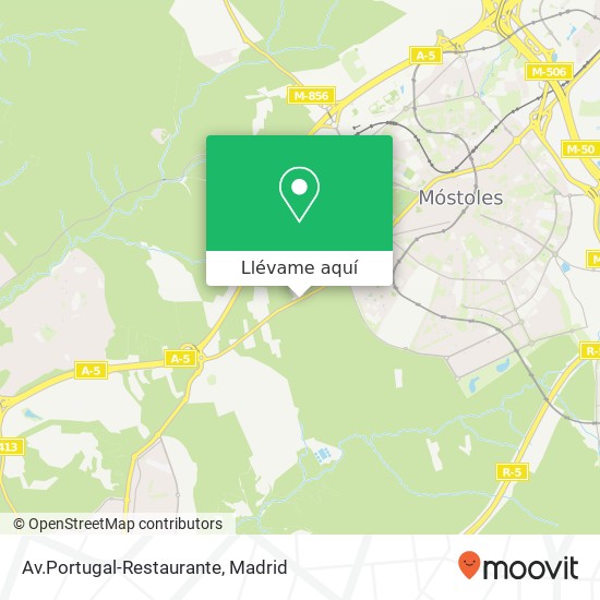 Mapa Av.Portugal-Restaurante
