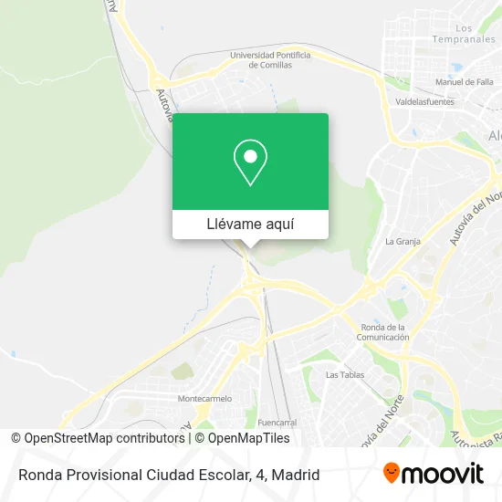 Mapa Ronda Provisional Ciudad Escolar, 4