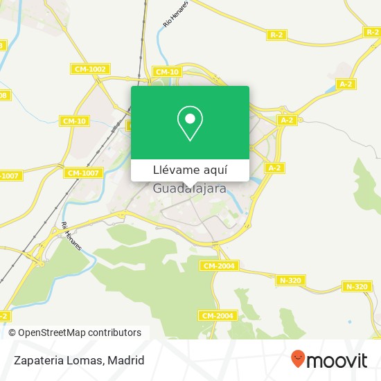 Mapa Zapateria Lomas