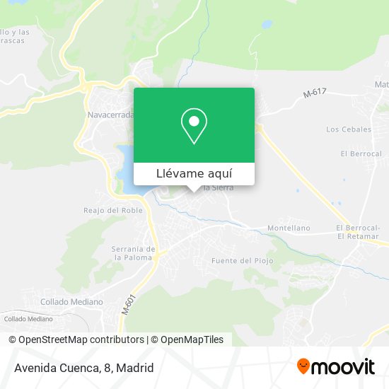 Mapa Avenida Cuenca, 8