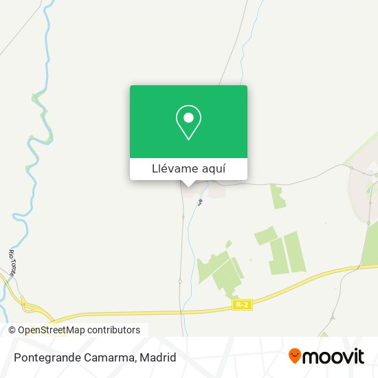 Mapa Pontegrande Camarma