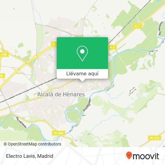 Mapa Electro Lavis