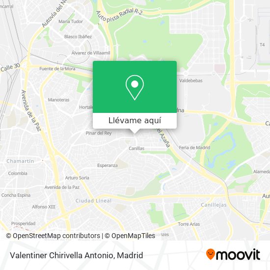 Mapa Valentiner Chirivella Antonio