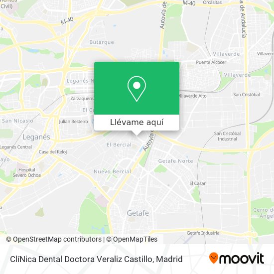 Mapa ClíNica Dental Doctora Veraliz Castillo