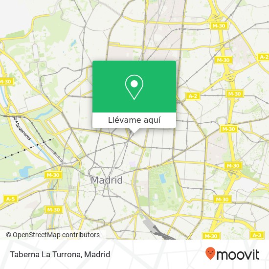 Mapa Taberna La Turrona