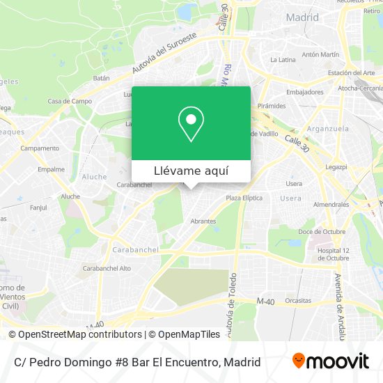 Mapa C/ Pedro Domingo #8 Bar El Encuentro