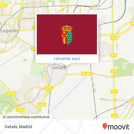 Mapa Getafe