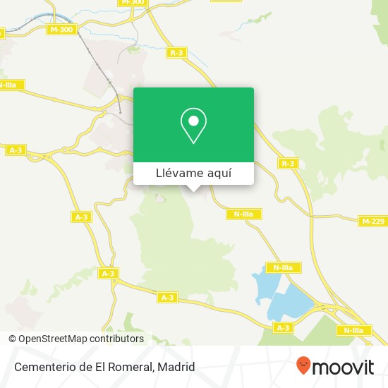 Mapa Cementerio de El Romeral