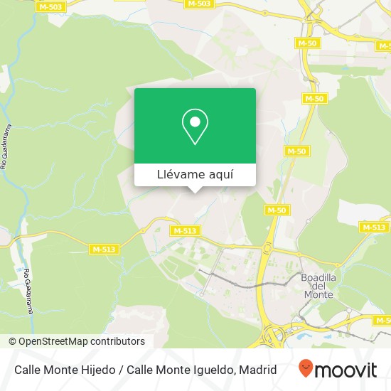 Mapa Calle Monte Hijedo / Calle Monte Igueldo