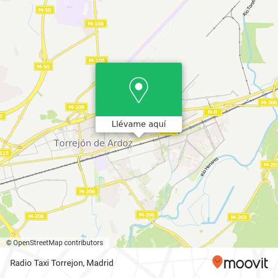 Mapa Radio Taxi Torrejon