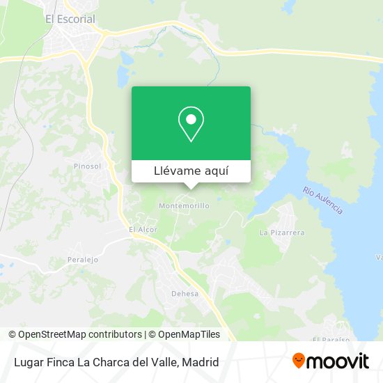 Mapa Lugar Finca La Charca del Valle