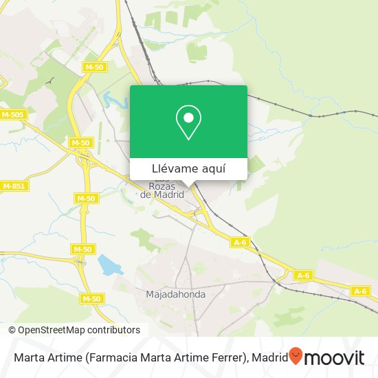 Mapa Marta Artime (Farmacia Marta Artime Ferrer)