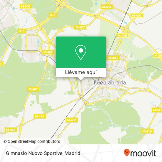 Mapa Gimnasio Nuovo Sportive