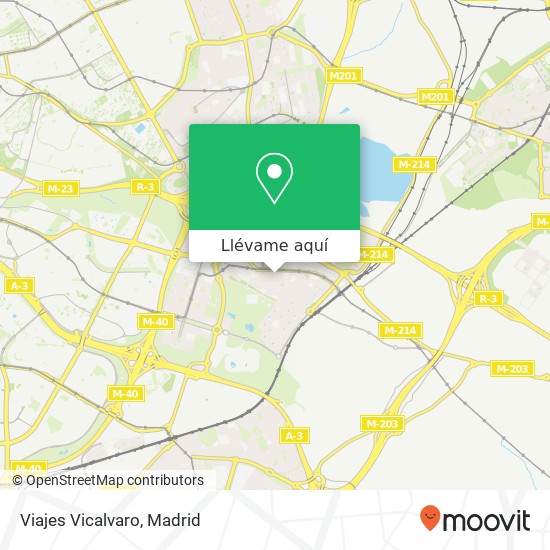 Mapa Viajes Vicalvaro