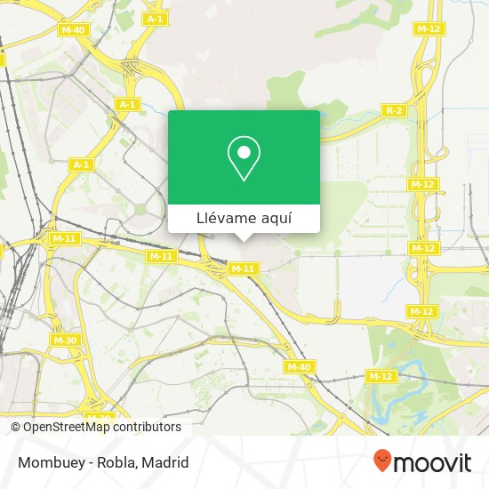 Mapa Mombuey - Robla