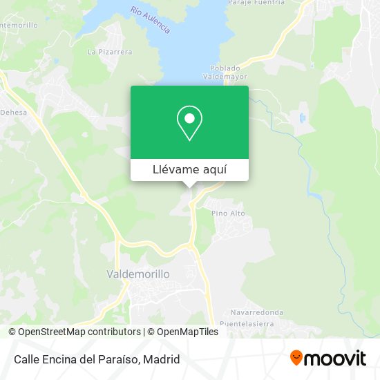 Mapa Calle Encina del Paraíso