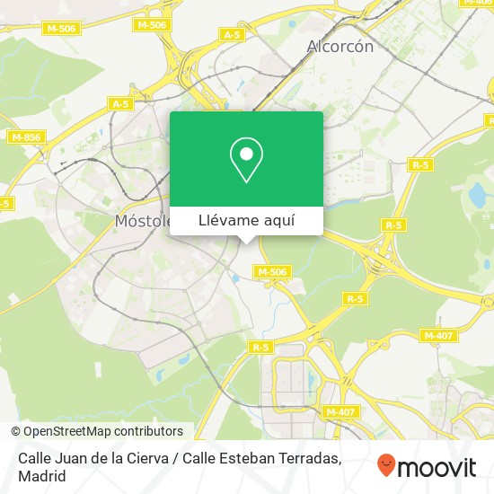 Mapa Calle Juan de la Cierva / Calle Esteban Terradas