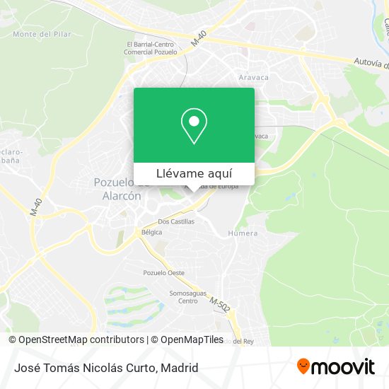 Mapa José Tomás Nicolás Curto