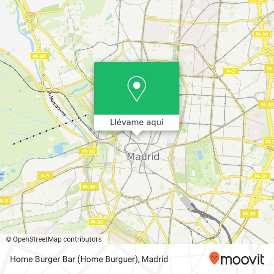 Mapa Home Burger Bar (Home Burguer)