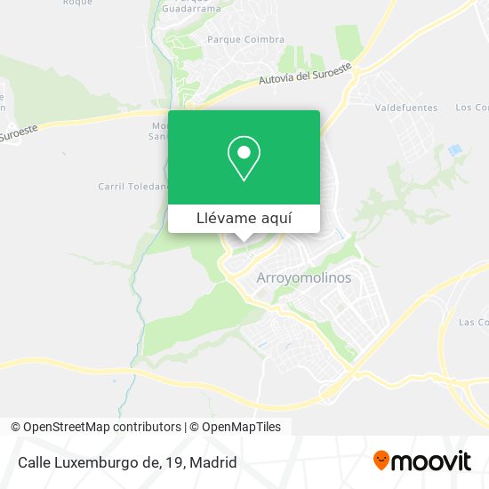 Mapa Calle Luxemburgo de, 19