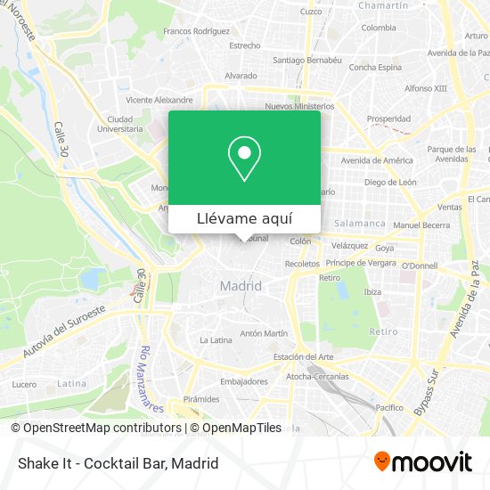 Mapa Shake It - Cocktail Bar