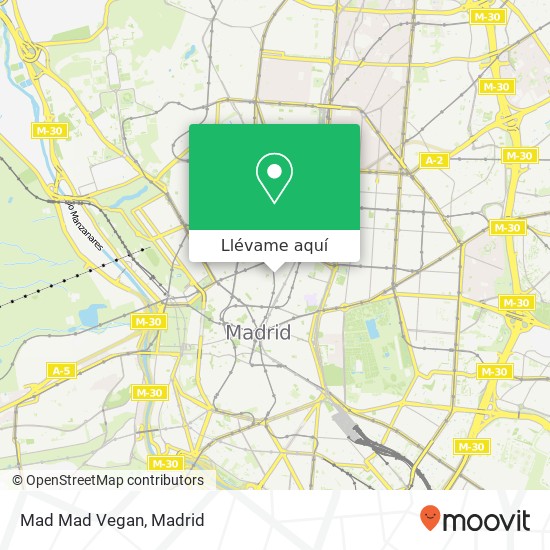 Mapa Mad Mad Vegan