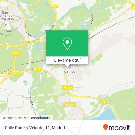 Mapa Calle Daoiz y Velarde, 11