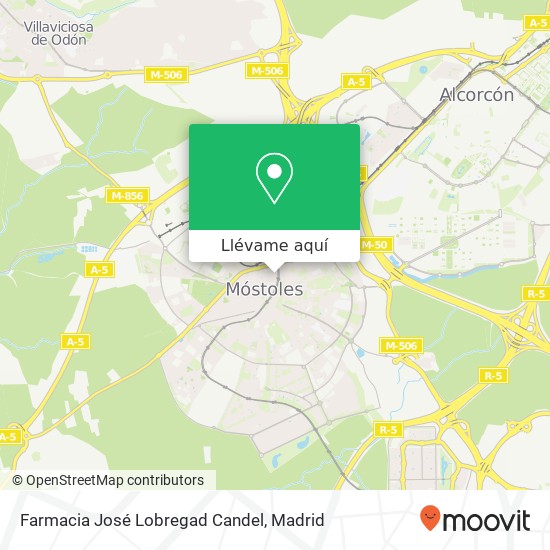 Mapa Farmacia José Lobregad Candel
