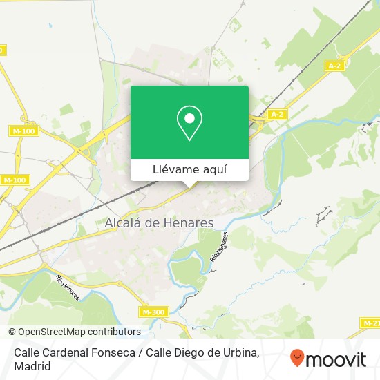 Mapa Calle Cardenal Fonseca / Calle Diego de Urbina