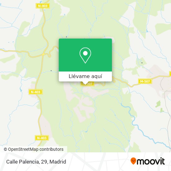 Mapa Calle Palencia, 29