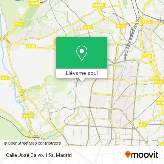 Mapa Calle José Calvo, 15a