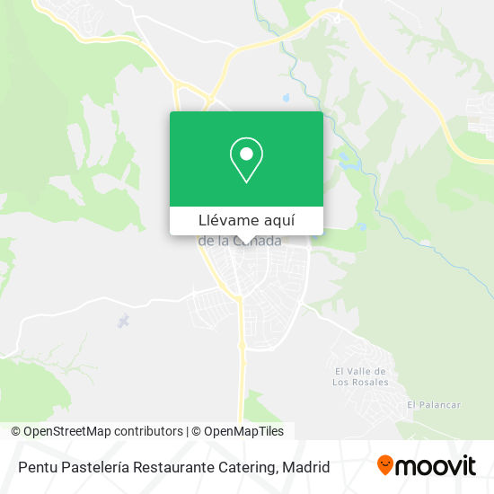 Mapa Pentu Pastelería Restaurante Catering