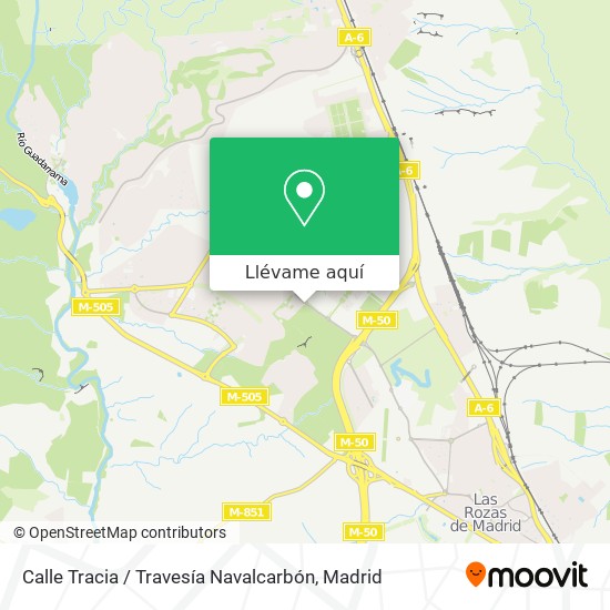 Mapa Calle Tracia / Travesía Navalcarbón