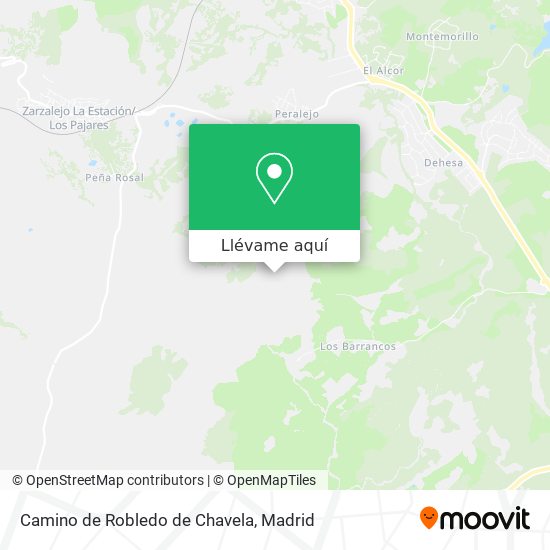 Mapa Camino de Robledo de Chavela