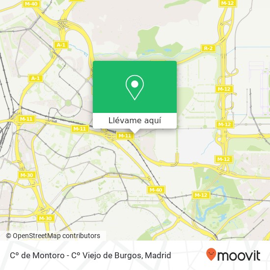 Mapa Cº de Montoro - Cº Viejo de Burgos