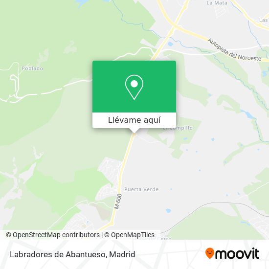 Mapa Labradores de Abantueso