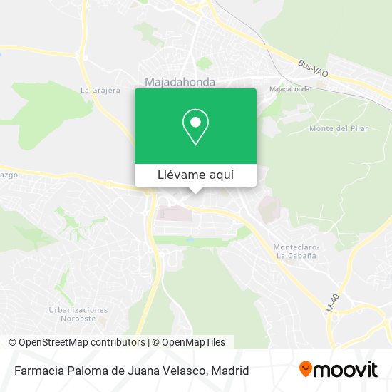 Mapa Farmacia Paloma de Juana Velasco