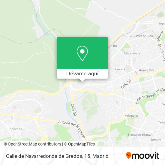Mapa Calle de Navarredonda de Gredos, 15