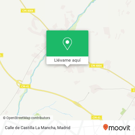 Mapa Calle de Castilla La Mancha