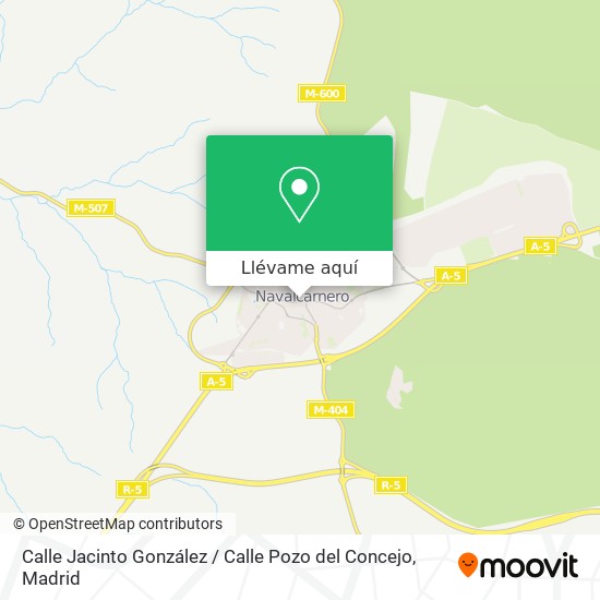 Mapa Calle Jacinto González / Calle Pozo del Concejo