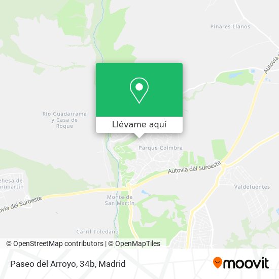 Mapa Paseo del Arroyo, 34b
