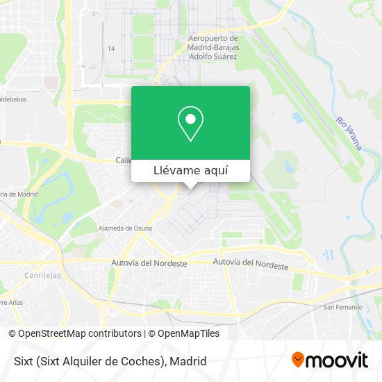 Mapa Sixt (Sixt Alquiler de Coches)