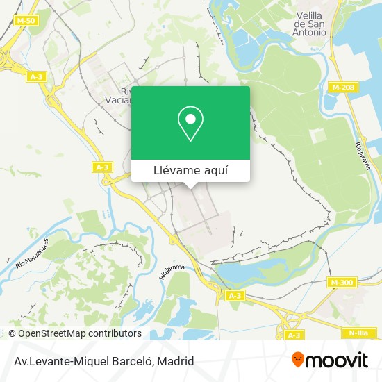 Mapa Av.Levante-Miquel Barceló